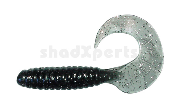 000608049 Twister 4" regulär (ca. 8,0 cm) smoke silver glitter