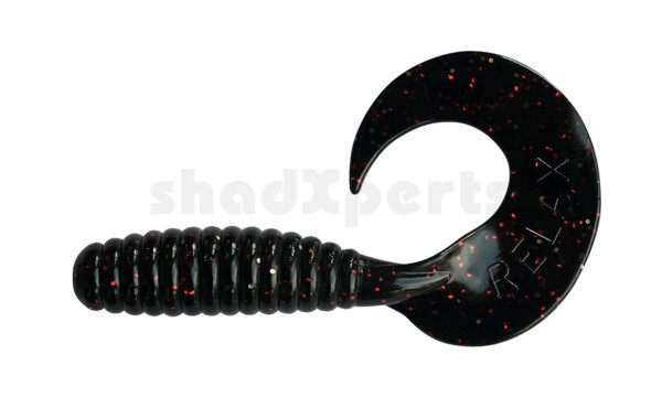 000608204 Twister 4" regulär (ca. 8,0 cm) black red glitter
