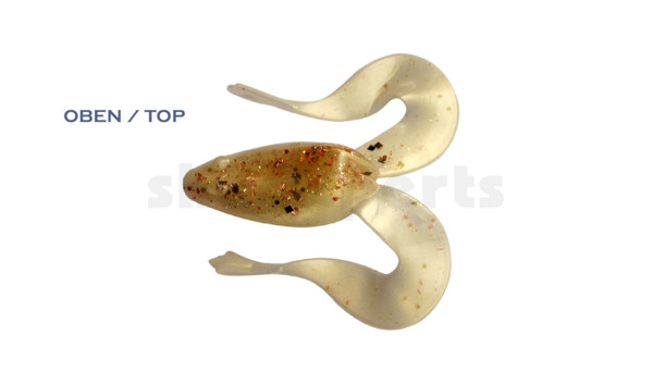 000311B001 Frog 3" (ca. 8,0 cm) goldperl / Desert-Sand