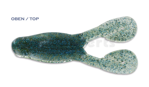 000309010 Tour Toad 4" (ca. 11 cm) Silver Shiner