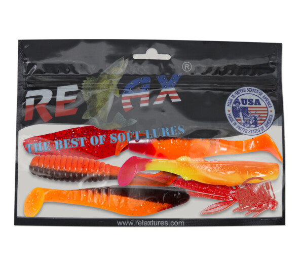 MEERMIX6 Modell-Farbmix Meer orange Original Relax ZIP BAG (wiederverschließbar)