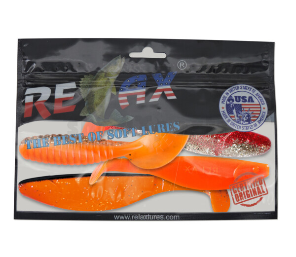 HECHMIX6 Modell-Farbmix Hecht orange/Meer big Original Relax ZIP BAG (wiederverschließbar)