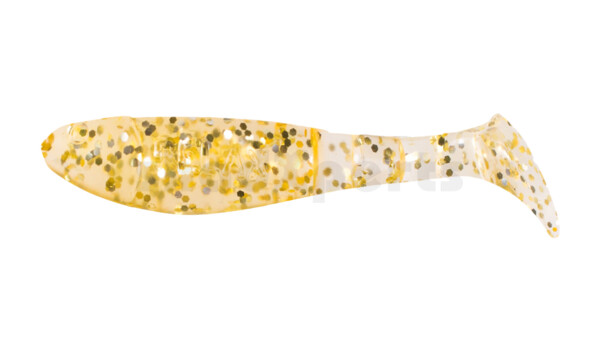 000207077 Kopyto-Classic 2,5" (ca.7,0 cm) klar gold-Glitter