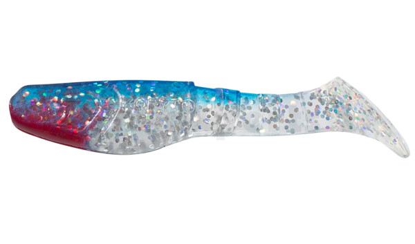 000208085 Kopyto-Classic 3" (ca. 8,0 cm) klar silber-Glitter / blau