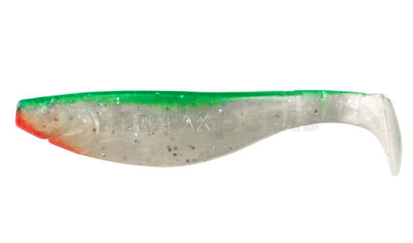 000212140 Kopyto-River 4" (ca. 11,0 cm) perlweiss-Glitter / türkis