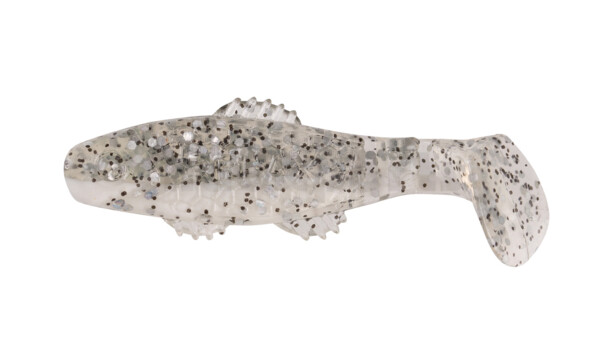 001005B008 Killer Shad 2" (ca. 5,0 cm) white / clear salt´n pepper flake