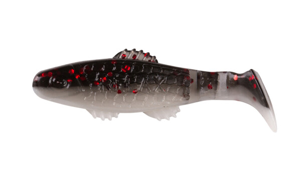 001005B016 Killer Shad 2" (ca. 5,0 cm) white / black