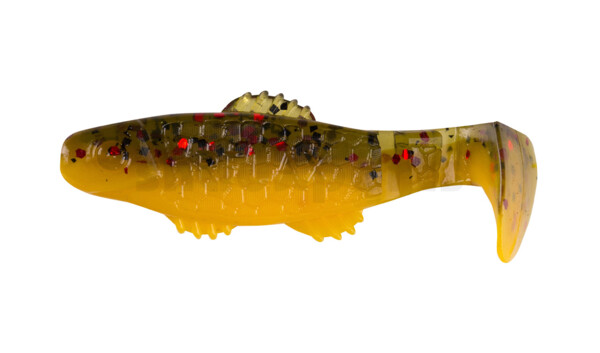 001005B092 Killer Shad 2" (ca. 5,0 cm) yellow / watermelon glitter