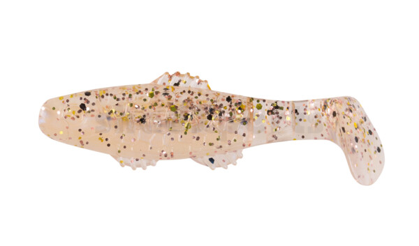 001005B309 Killer Shad 2" (ca. 5,0 cm) bluepearl / clear black ´n copper flake