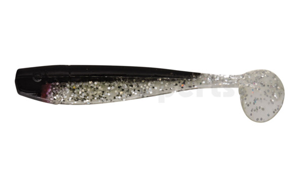 002011065 King-Shad 4" (ca. 11,0 cm) klar silber-Glitter / schwarz