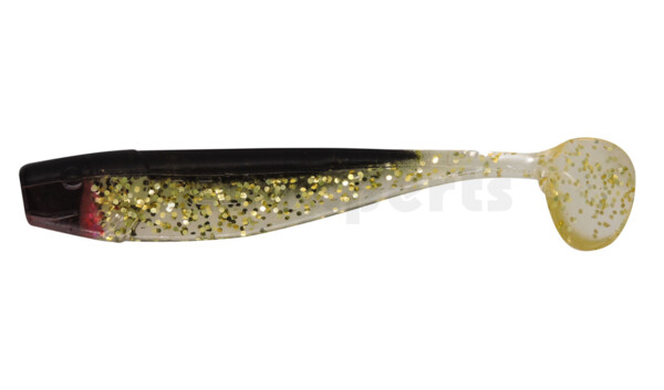 002011078 King-Shad 4" (ca. 11,0 cm) klar gold-Glitter / schwarz