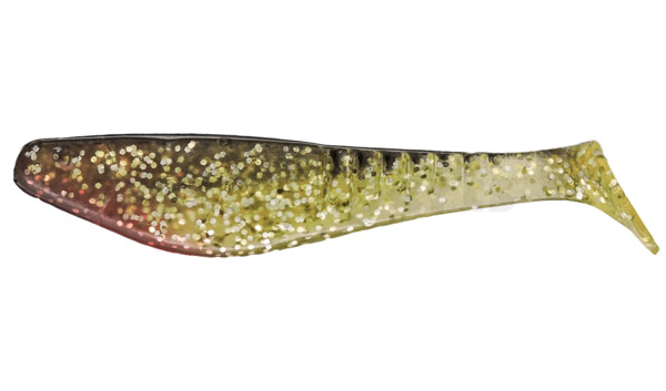 000812078 Shark 4" (ca. 11,0 cm) klar gold-Glitter / schwarz