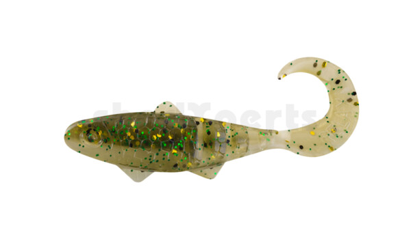 000905B058 Banjo Twister 2" (ca. 5,0 cm) goldperl / Kaulbarsch