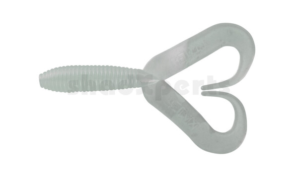 000607DT-008 Twister 3" Doubletail regulär (ca. 9,0 cm) bluepearl