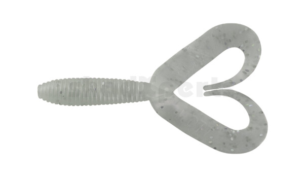 000607DT-009 Twister 3" Doubletail regulär (ca. 9,0 cm) bluepearl glitter