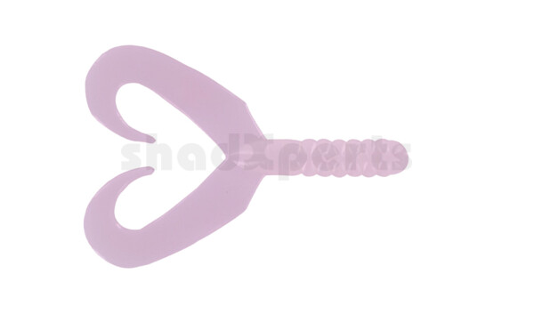 005307B320 Twin Tail Grub 2,75" (7,5 cm) Pink White