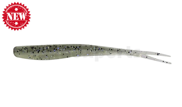 005118B031 Oklahoma 7" (ca. 18 cm) blauperl / klar salt´n pepper Glitter