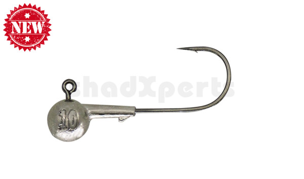 LFSXRO30004 ShadXperts Spezial Jig Rundkopf Bleifrei Größe: 3/0, Gewicht: 3,5 g