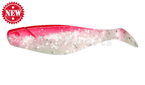 000408039 Shad 3" (ca. 8,0 cm) perl-Glitter / rot