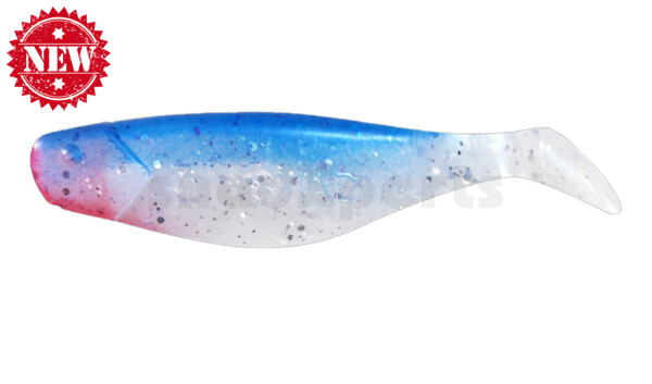 000408047 Shad 3" (ca. 8,0 cm) blauperl-Glitter / blau