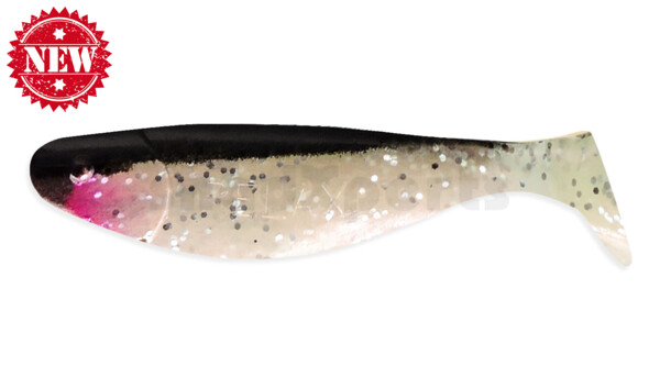 000310038 Jankes 4" (ca. 11,0 cm) perl-Glitter / schwarz