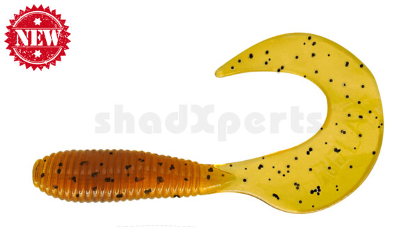 000607103 Twister 3" regulär (ca. 7,0 cm) clear rootbeer black glitter