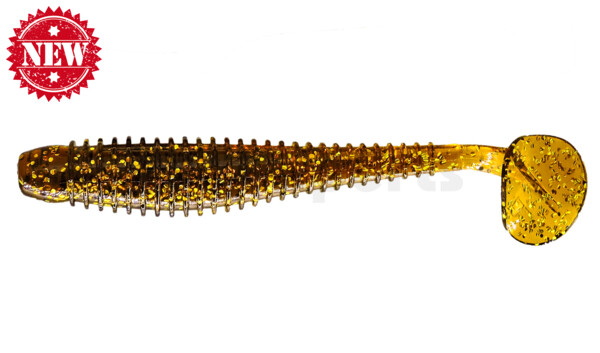 004013220 Texas 5" (ca. 13 cm) klar bernstein-Glitter