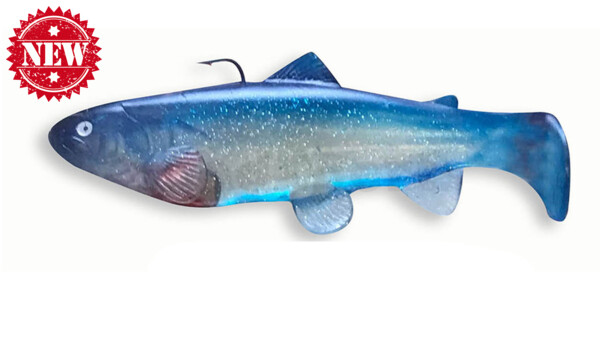 SBT25GBB Castaic Swim Bait Trout 2.0 - 10" (25cm) Fast sinking Ghost Blue Back