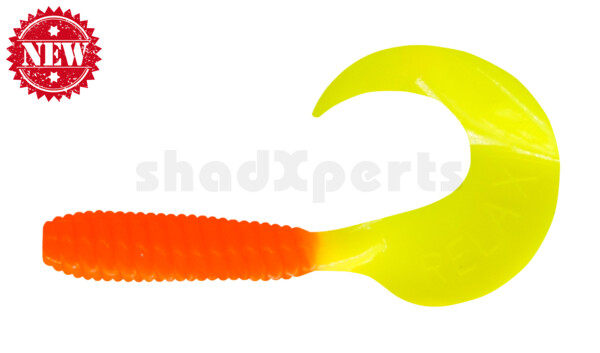 000606403 Twister 2,5" regulär (ca. 6,0 cm) orange / fluogelb