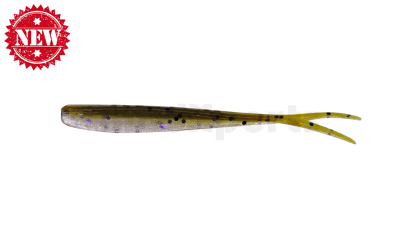 005107B583 Oklahoma 2,75" (ca. 7,5 cm) perlweiss violett Glitter / green pumpkin