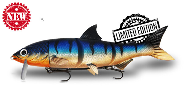 HYRO25SDS RenkyOne - Hybrid Fishing Lure 10" (ca. 25 cm) slow sinking Sundown Stripez