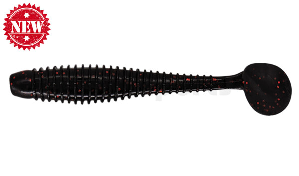 004013204 Texas 5" (ca. 13 cm) schwarz-rot-Glitter