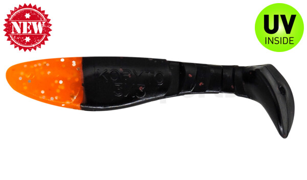 000208204OH Kopyto-Classic 3" (ca. 8,0 cm) schwarz-rot-glitter / orange head