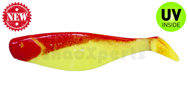 000408057 Shad 3" (ca. 8,0 cm) fluogelb / rot