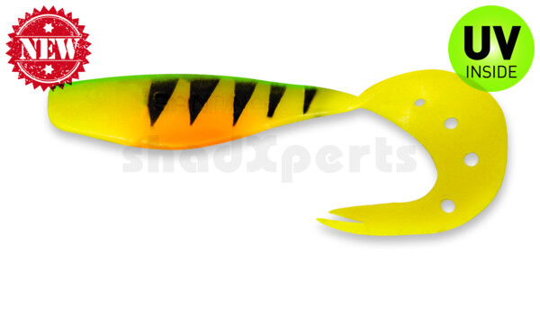 006021055Z fluogelb / schwarz Zander Sandra 4,5" ( ca. 12 cm)