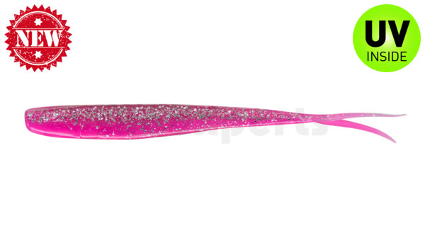 005113B300 Oklahoma 5" (ca. 13 cm) bubblegum / clear silver glitter