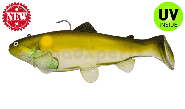 SBT25GA Castaic Swim Bait Trout 2.0 - 10" (25cm) Fast sinking Ghost AYU