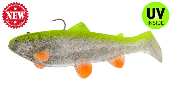 SBT25GFS Castaic Swim Bait Trout 2.0 - 10" (25cm) Fast sinking Ghost Fire Shiner