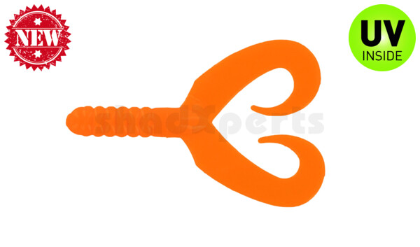 005307026 Twin Tail Grub 2,75" (7,5 cm) Orange
