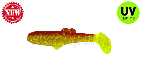 005007068 Montana 2,5" (ca. 7cm) grün(chartreuse)-Glitter / rot