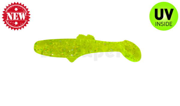 005007066 Montana 2,5" (ca. 7cm) grün(chartreuse)-Glitter