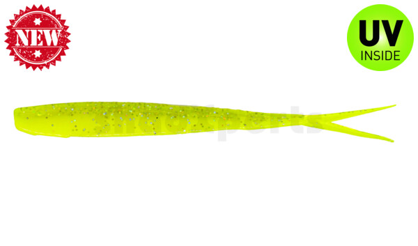 005118B034 Oklahoma 7" (ca. 18 cm) fluogelb  / fluogrün-Glitter