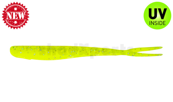 005113B034 Oklahoma 5" (ca. 13 cm) silk / neon chartreuse glitter