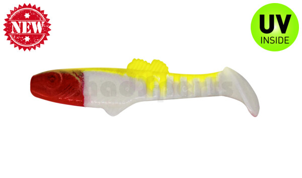 005010005 Montana 3,5" (ca. 10,5 cm) reinweiss / fluogelb