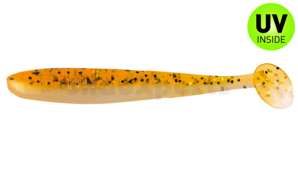 003408B023 Bass Shad 3“ (ca. 7,5 cm) goldperl / motoroil Glitter