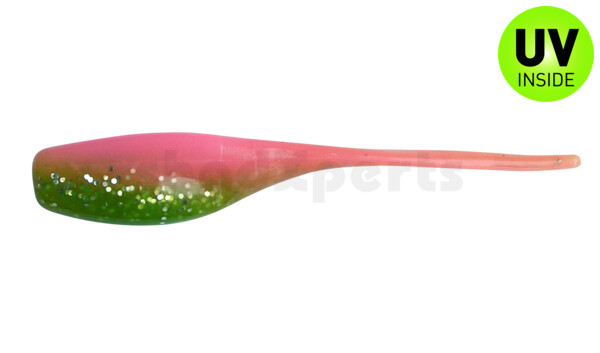 002405010 Stinger Shad 2" (5,2cm) chartreuese glitter / bubblegum