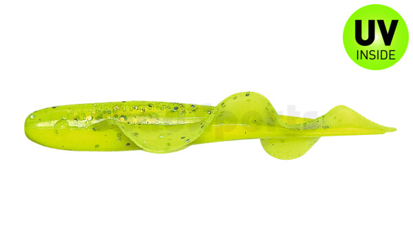 001508B034 Wing Shad 3" (ca. 8,5 cm) fluogelb  / fluogrün-Glitter