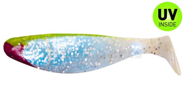 000310046 Jankes 4" (ca. 11,0 cm) blauperl-Glitter / grün