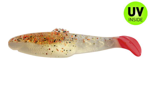 001413B001RT Diamond Shad 5" (ca. 13,5 cm) goldperl / Desert-Sand / red tail