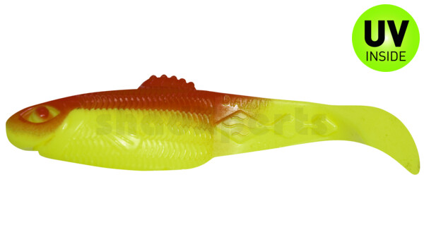 001413057 Diamond Shad 5" (ca. 13,5 cm) fluogelb / rot